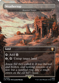 Weathertop - Deserted Temple (Surge Foil) (LTC-393) - Tales of Middle-earth Commander / Weathertop (Borderless) Foil