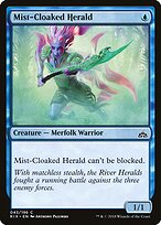 Mist-Cloaked Herald (RIX-043) - Rivals of Ixalan Foil