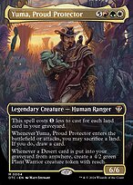 Yuma, Proud Protector (Borderless) (OTC-004) - Outlaws of Thunder Junction Commander