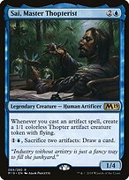 Sai, Master Thopterist (M19-069) - Core Set 2019 Foil