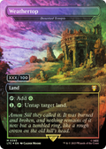 Weathertop - Deserted Temple (Serial Numbered) (LTC-393) - Tales of Middle-earth Commander / Weathertop (Borderless) Foil