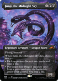 Junji, the Midnight Sky (Borderless) (NEO-409) - Kamigawa: Neon Dynasty Foil