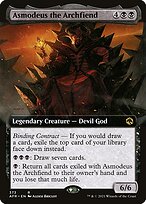 Asmodeus the Archfiend (Extended Art) (AFR-373) - Adventures in the Forgotten Realms: (Extended Art)
