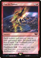 Past in Flames (Surge Foil) (40K-206) - Warhammer 40,000 Commander Foil