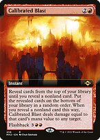 Calibrated Blast (Extended Art) (MH2-456) - Modern Horizons 2: (Extended Art) Foil