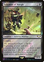 Tallyman of Nurgle (Surge Foil) (40K-060) - Warhammer 40,000 Commander Foil