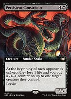 Persistent Constrictor (Extended Art) (DSC-052) - Duskmourn: House of Horror Commander: (Extended Art)