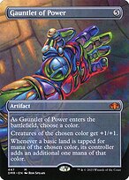 Gauntlet of Power (Borderless) (DMR-447) - Dominaria Remastered Foil