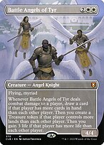 Battle Angels of Tyr (Borderless) (CLB-370) - Commander Legends: Battle for Baldur's Gate