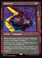 Chainsaw (Showcase) (DSK-314) - Duskmourn: House of Horror: (Showcase)