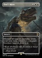 Don't Move (Borderless) (REX-001) - Jurassic World Collection Foil