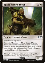 Space Marine Scout (40K-015) - Warhammer 40,000 Commander