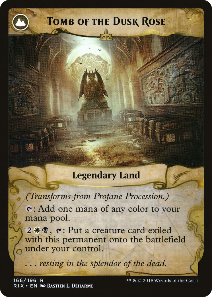 Profane Procession (RIX-166) - Rivals of Ixalan: (compasslanddfc)