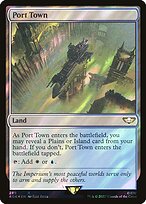 Port Town (Surge Foil) (40K-289) - Warhammer 40,000 Commander Foil
