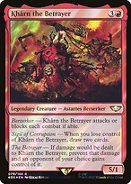 Kharn the Betrayer (Surge Foil) (40K-079) - Warhammer 40,000 Commander Foil