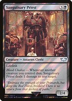 Sanguinary Priest (Surge Foil) (40K-053) - Warhammer 40,000 Commander Foil