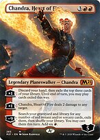 Chandra, Heart of Fire (Borderless) (M21-283) - Core Set 2021 Foil