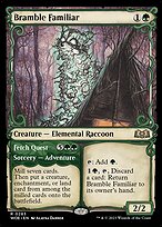Bramble Familiar (Showcase) (WOE-283) - Wilds of Eldraine: (Showcase) Foil