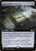 Investigator's Journal (Extended Art) (VOW-396) - Innistrad: Crimson Vow: (Extended Art) Foil