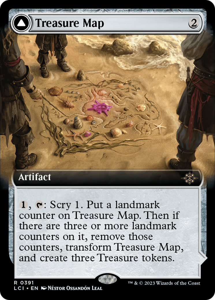 Treasure Map (Extended Art) (LCI-391) - The Lost Caverns of Ixalan: (Extended Art)