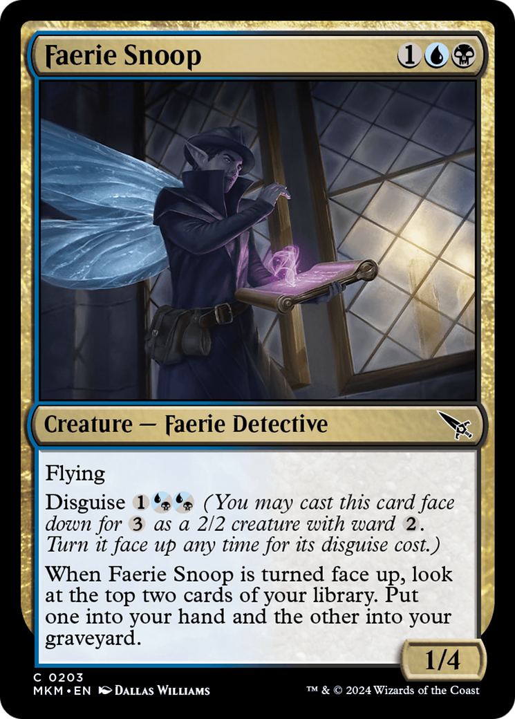 Faerie Snoop (MKM-203) - Murders at Karlov Manor Foil