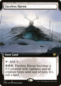 Faceless Haven (Extended Art) (KHM-371) - Kaldheim: (Extended Art, snow) Foil