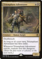 Triumphant Adventurer (AFR-237) - Adventures in the Forgotten Realms Foil