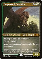 Dragonlord Dromoka (Foil Etched) (2X2-487) - Double Masters 2022 Foil