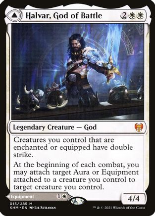 Halvar, God of Battle (KHM-015) - Kaldheim