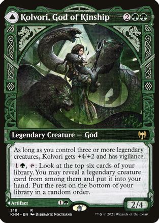 Kolvori, God of Kinship (Showcase) (KHM-318) - Kaldheim: (Showcase)