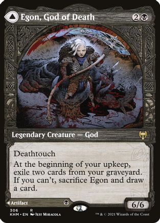Egon, God of Death (Showcase) (KHM-306) - Kaldheim: (Showcase)
