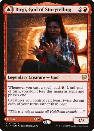 Birgi, God of Storytelling (KHM-123) - Kaldheim