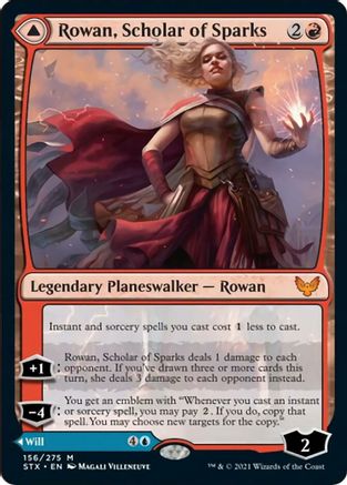 Rowan, Scholar of Sparks (STX-156) - Strixhaven: School of Mages Foil