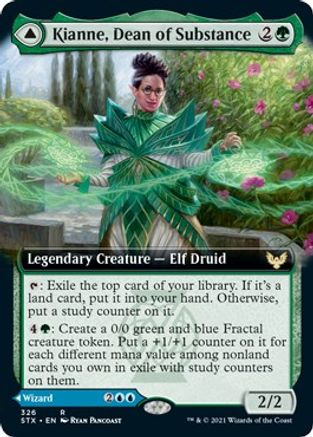 Kianne, Dean of Substance (Extended Art) (STX-326) - Strixhaven: School of Mages: (Extended Art)