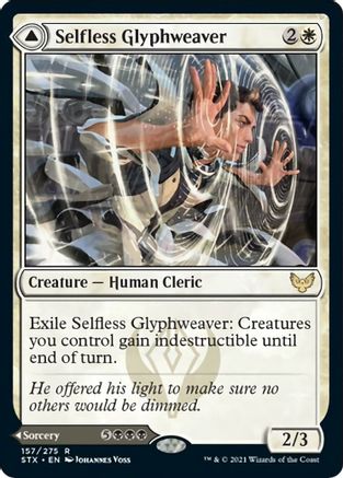 Selfless Glyphweaver (STX-157) - Strixhaven: School of Mages Foil