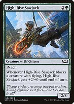 High-Rise Sawjack (SNC-150) - Streets of New Capenna Foil