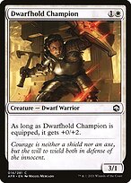 Dwarfhold Champion (AFR-014) - Adventures in the Forgotten Realms Foil