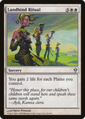 Landbind Ritual (ZEN-024) - Zendikar Foil