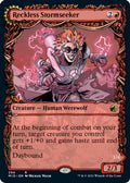 Reckless Stormseeker (Showcase) (MID-294) - Innistrad: Midnight Hunt: (Showcase, Double Faced Transform)