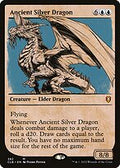 Ancient Silver Dragon (Showcase) (CLB-382) - Commander Legends: Battle for Baldur's Gate: (Showcase)