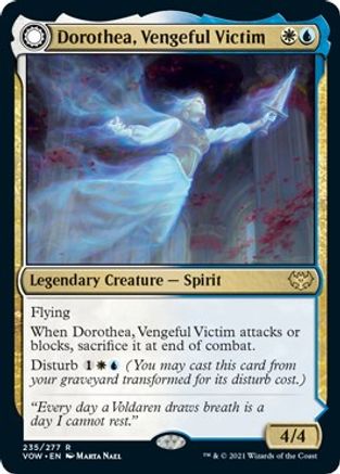 Dorothea, Vengeful Victim (VOW-235) - Innistrad: Crimson Vow: (Double Faced Transform) Foil