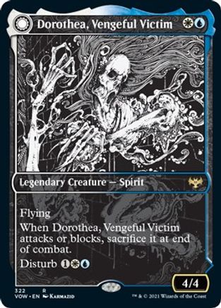 Dorothea, Vengeful Victim (Showcase) (VOW-322) - Innistrad: Crimson Vow: (Showcase, Double Faced Transform)