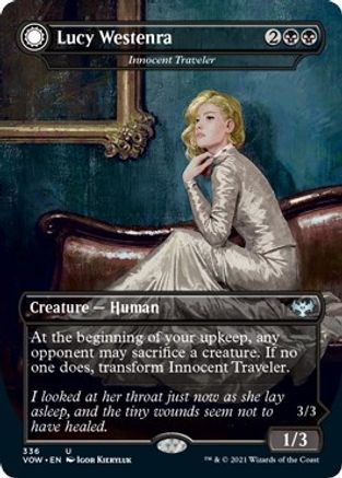 Lucy Westenra - Innocent Traveler (VOW-336) - Innistrad: Crimson Vow: (Double Faced Transform) (Borderless)