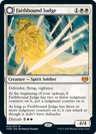 Faithbound Judge (VOW-012) - Innistrad: Crimson Vow: (Double Faced Transform)