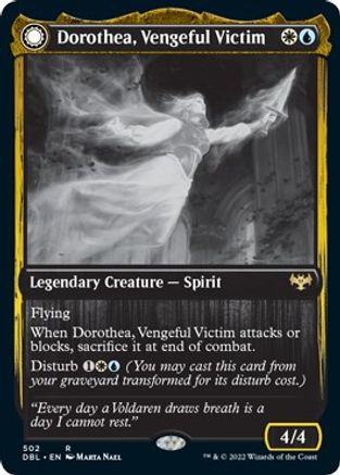Dorothea, Vengeful Victim (DBL-502) - Innistrad: Double Feature: (Double Faced Transform)