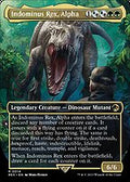 Indominus Rex, Alpha (Borderless) (REX-014) - Jurassic World Collection Foil