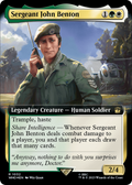 Sergeant John Benton (Extended Art) (Surge Foil) (WHO-1032) - Doctor Who: (Extended Art) Foil