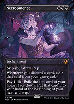 Necropotence (Anime Borderless) (WOT-074) - Wilds of Eldraine: Enchanting Tales