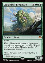 Craterhoof Behemoth (TDM-138) - Tarkir: Dragonstorm
