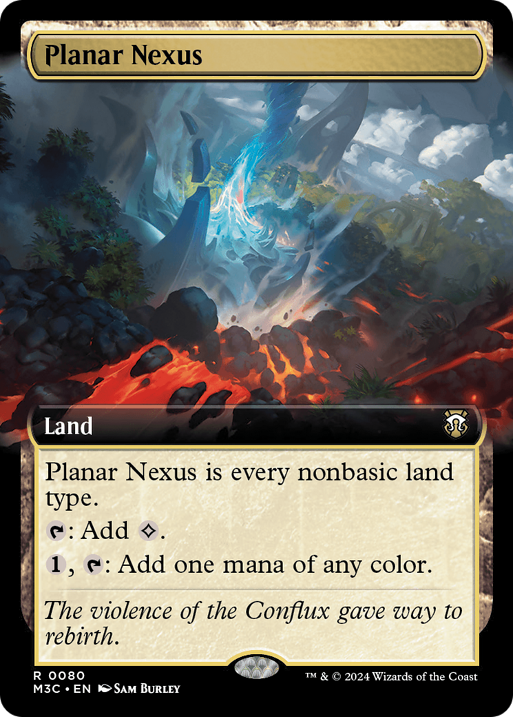 Planar Nexus (Extended Art) (M3C-080) - Modern Horizons 3 Commander: (Extended Art)